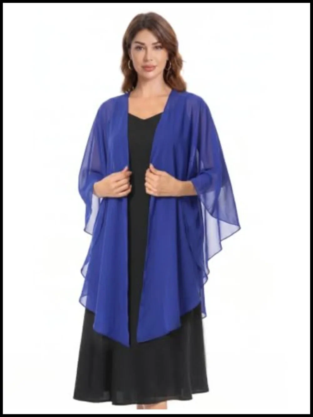 Chiffon Shawl Wrap Evening Dress Wedding Party Cover Up for Women Soft